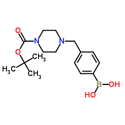 cas no 1190095-10-3 is (4-((4-(TERT-BUTOXYCARBONYL)PIPERAZIN-1-YL)METHYL)PHENYL)BORONIC ACID