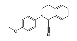 cas no 1190129-81-7 is 2-(4-methoxyphenyl)-3,4-dihydro-1H-isoquinoline-1-carbonitrile
