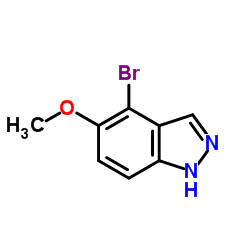 cas no 1192004-62-8 is 4-Bromo-5-methoxy-1H-indazole
