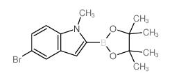 cas no 1192037-87-8 is 5-Bromo-1-methyl-2-(4,4,5,5-tetramethyl-1,3,2-dioxaborolan-2-yl)-1H-indole