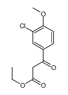 cas no 1192136-17-6 is ethyl 3-(3-chloro-4-methoxyphenyl)-3-oxopropanoate