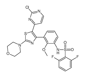 cas no 1195768-95-6 is N-[3-[5-(2-chloropyrimidin-4-yl)-2-morpholin-4-yl-1,3-thiazol-4-yl]-2-methoxyphenyl]-2,6-difluorobenzenesulfonamide