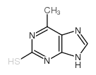cas no 1196-42-5 is 6-methyl-1,7-dihydropurine-2-thione