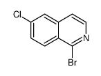cas no 1196146-81-2 is 1-BROMO-6-CHLORO-ISOQUINOLINE