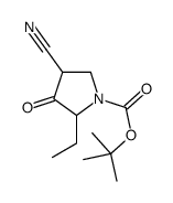cas no 1196155-81-3 is tert-butyl 4-cyano-2-ethyl-3-oxopyrrolidine-1-carboxylate