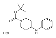 cas no 1197227-86-3 is tert-Butyl 4-(phenylamino)piperidine-1-carboxylate hydrochloride