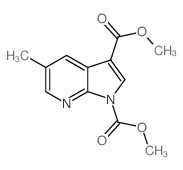 cas no 1198106-53-4 is Dimethyl 5-methyl-1H-pyrrolo[2,3-b]pyridine-1,3-dicarboxylate