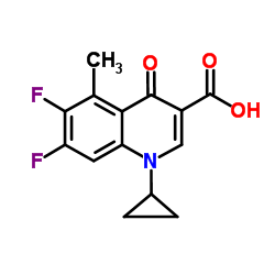 cas no 119915-47-8 is 1-CYCLOPROPYL-6,7-DIFLUORO-5-METHYL-4-OXO-3-QUINOLINE CARBOXYLIC ACID