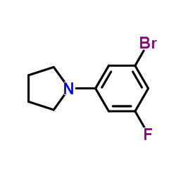 cas no 1199773-24-4 is 1-(3-Bromo-5-fluorophenyl)pyrrolidine