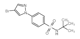 cas no 1199773-25-5 is 4-(4-Bromo-1H-pyrazol-1-yl)-N-(tert-butyl)benzenesulfonamide