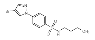 cas no 1199773-41-5 is 4-(4-Bromo-1H-pyrazol-1-yl)-N-butylbenzenesulfonamide