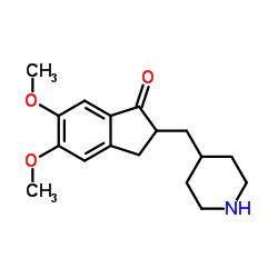 cas no 120014-30-4 is 5,6-Dimethoxy-2-(piperidin-4-yl)methylene-indan-1-one