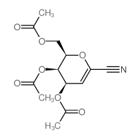 cas no 120085-63-4 is 4,5,7-tri-o-acetyl-2,6-anhydro-3-deoxy-d-lyxo-hept-2-enononitrile,