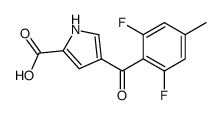 cas no 1201597-21-8 is 4-(2,6-difluoro-4-methylbenzoyl)-1H-pyrrole-2-carboxylic acid