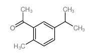 cas no 1202-08-0 is Ethanone,1-[2-methyl-5-(1-methylethyl)phenyl]-