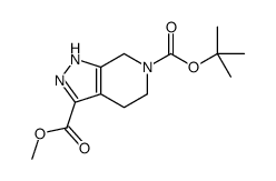 cas no 1206248-72-7 is 1,4,5,7-Tetrahydro-6H-pyrazolo[3,4-c]pyridine-3,6-dicarboxylic acid 6-tert-butyl 3-methyl ester