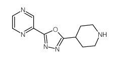 cas no 1207175-56-1 is 2-(Piperidin-4-yl)-5-(pyrazin-2-yl)-1,3,4-oxadiazole