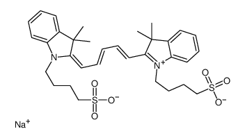 cas no 120768-44-7 is 2-[5-[3,3-Dimethyl-1-(4-sulfobutyl)-1,3-dihydroindol-2-ylidene]penta-1,3-dienyl]-3,3-dimethyl-1-(4-sulfobutyl)-3H-indolium inner salt sodium salt