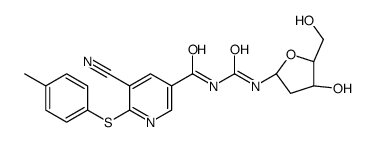 cas no 1207756-52-2 is 5-cyano-N-[[(2R,5R)-4-hydroxy-5-(hydroxymethyl)oxolan-2-yl]carbamoyl]-6-(4-methylphenyl)sulfanylpyridine-3-carboxamide