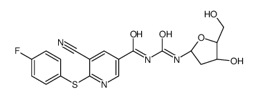 cas no 1207756-61-3 is 5-cyano-6-(4-fluorophenyl)sulfanyl-N-[[(2R,5R)-4-hydroxy-5-(hydroxymethyl)oxolan-2-yl]carbamoyl]pyridine-3-carboxamide