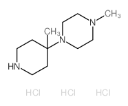 cas no 1208089-44-4 is 1-Methyl-4-(4-methylpiperidin-4-yl)piperazine trihydrochloride