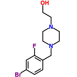 cas no 1209199-46-1 is 1-?Piperazineethanol, 4-?[(4-?bromo-?2-?fluorophenyl)?methyl]?-