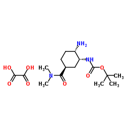 cas no 1210348-34-7 is Tert-Butyl [(1R,2S,5S)-2-amino-5-[(dimethylamino)carbonyl]cyclohexyl]carbamate oxalate