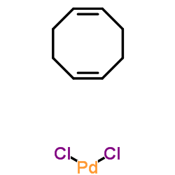cas no 12107-56-1 is Dichloro(1,5-cyclooctadiene)palladium(II)