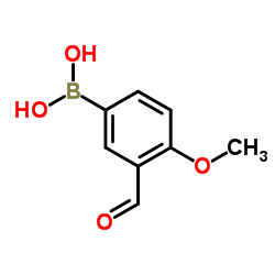 cas no 121124-97-8 is 3-Formyl-4-methoxyphenylboronic acid