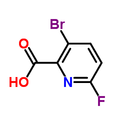 cas no 1211589-43-3 is 3-Bromo-6-fluoro-2-pyridinecarboxylic acid