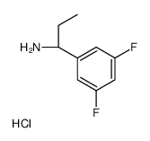 cas no 1212812-49-1 is (S)-1-(3,5-DIFLUOROPHENYL)PROPAN-1-AMINE HYDROCHLORIDE