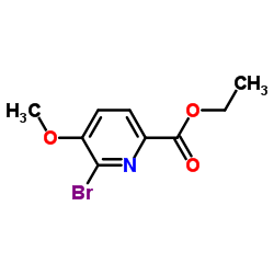 cas no 1214329-41-5 is Ethyl 6-bromo-5-methoxy-2-pyridinecarboxylate