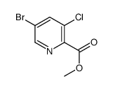 cas no 1214336-41-0 is 5-Bromo-3-chloro-2-pyridinecarboxylic acid methyl ester