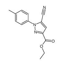 cas no 121434-51-3 is 5-CYANO-1-P-TOLYL-1H-PYRAZOLE-3-CARBOXYLICACIDETHYLESTER