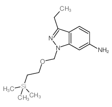 cas no 1214900-20-5 is 3-ETHYL-1-((2-(TRIMETHYLSILYL)ETHOXY)METHYL)-1H-INDAZOL-6-AMINE