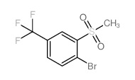 cas no 1215205-98-3 is 1-Bromo-2-(methylsulfonyl)-4-(trifluoromethyl)benzene
