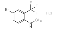 cas no 1215206-44-2 is 4-Bromo-N-methyl-2-(trifluoromethyl)aniline hydrochloride