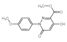 cas no 121582-61-4 is METHYL 4-HYDROXY-1-(4-METHOXYPHENYL)-6-OXO-1,6-DIHYDROPYRIDAZINE-3-CARBOXYLATE