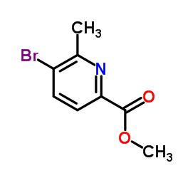 cas no 1215860-20-0 is Methyl 5-bromo-6-methyl-2-pyridinecarboxylate