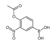 cas no 1217501-24-0 is 4-Acetoxy-3-nitrophenylboronic acid