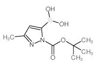 cas no 1217501-27-3 is (1-(tert-Butoxycarbonyl)-3-methyl-1H-pyrazol-5-yl)boronic acid