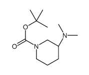 cas no 1217636-04-8 is 2-Methyl-2-propanyl (3S)-3-(dimethylamino)-1-piperidinecarboxylat e