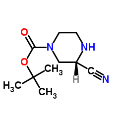 cas no 1217650-60-6 is (S)-TERT-BUTYL 3-CYANOPIPERAZINE-1-CARBOXYLATE