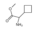 cas no 1217784-81-0 is (S)-METHYL 2-AMINO-2-CYCLOBUTYLACETATE