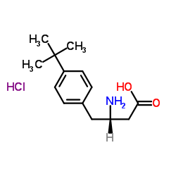 cas no 1217789-95-1 is (S)-3-AMINO-4-(4-(TERT-BUTYL)PHENYL)BUTANOIC ACID HYDROCHLORIDE