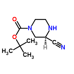 cas no 1217791-74-6 is (R)-TERT-BUTYL 3-CYANOPIPERAZINE-1-CARBOXYLATE