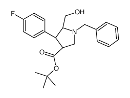 cas no 1217855-82-7 is (4R,5S)-1-BENZYL-4-(4-FLUORO-PHENYL)-5-HYDROXYMETHYL-PYRROLIDINE-3-CARBOXYLIC ACID TERT-BUTYL ESTER