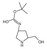 cas no 1217975-63-7 is tert-butyl (3R,5S)-5-(hydroxymethyl)pyrrolidin-3-ylcarbamate