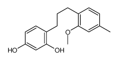 cas no 1218764-74-9 is 4-(3-(2-METHOXY-4-METHYLPHENYL)PROPYL)BENZENE-1,3-DIOL