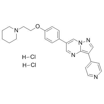 cas no 1219168-18-9 is Dorsomorphin 2HCl